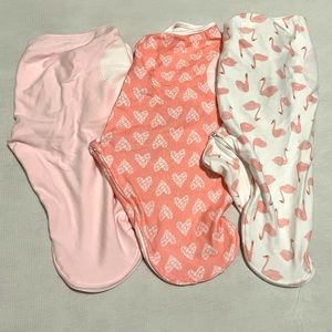 Aden and Anais swaddle- small pink